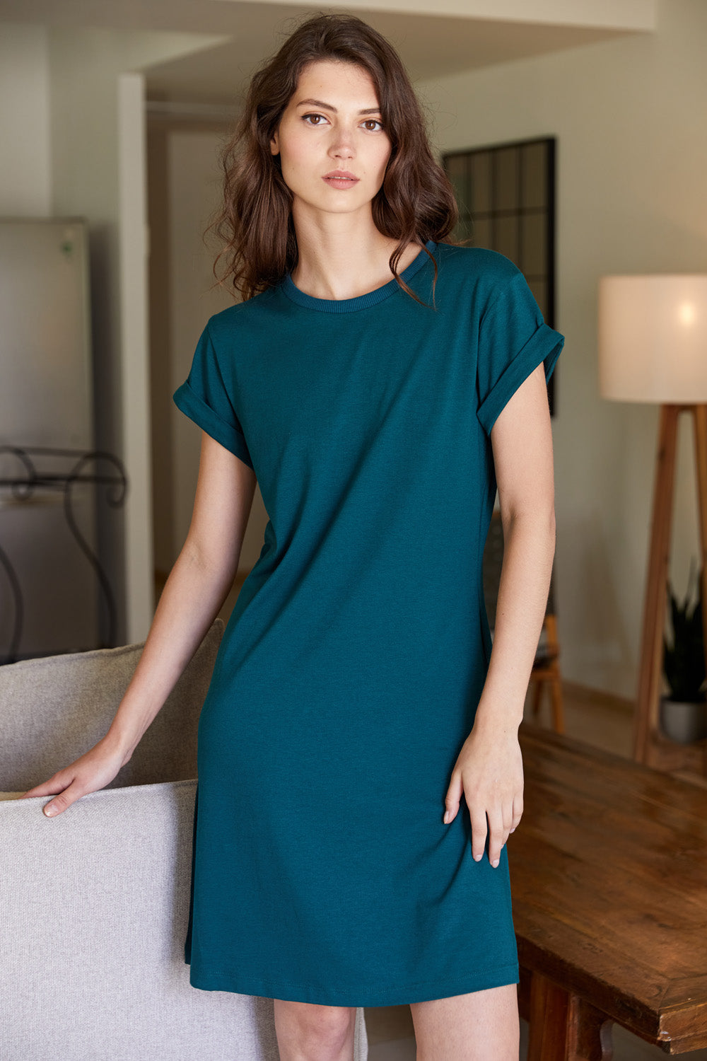 שמלת ניקיטה ירוק טורקיז__image