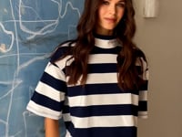 חולצת אנט פסים לבן נייבי